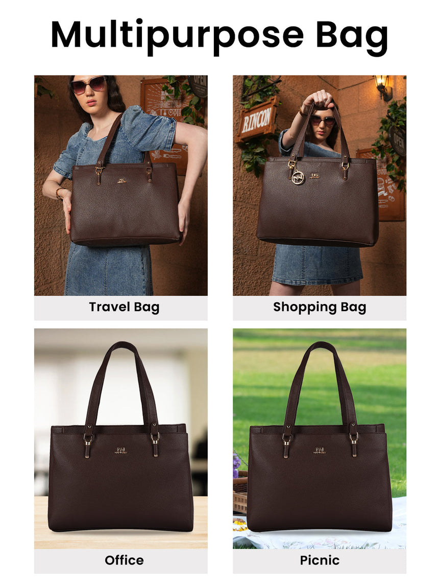 Dusk Till Dawn Brown Tote
