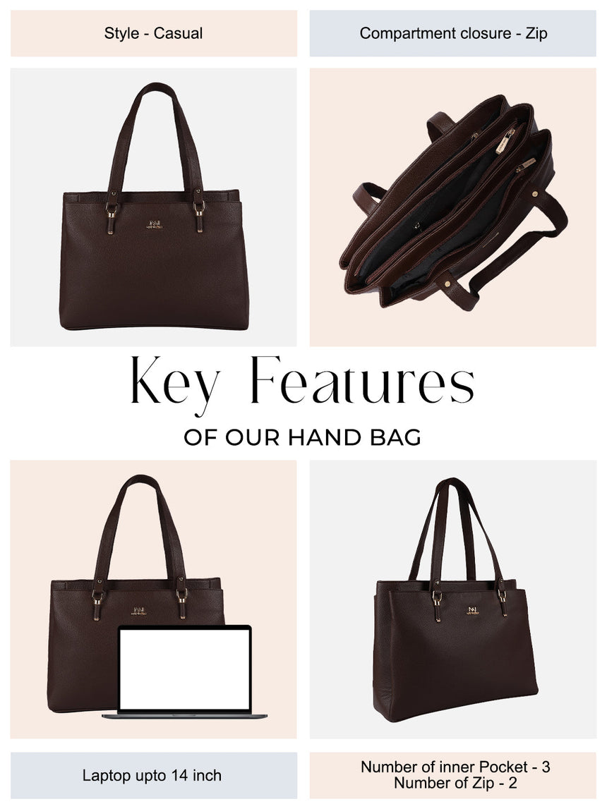 Dusk Till Dawn Brown Tote