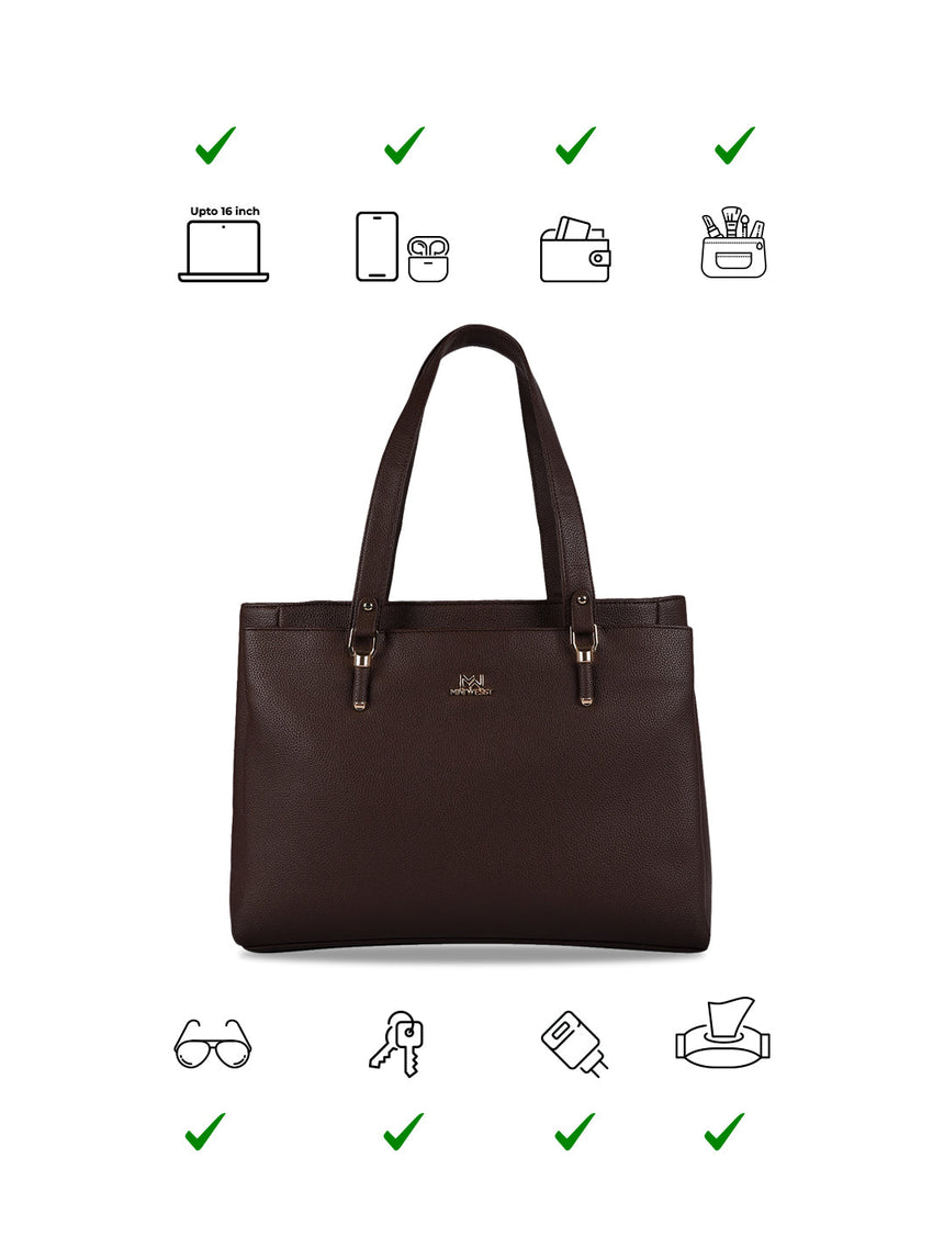 Dusk Till Dawn Brown Tote