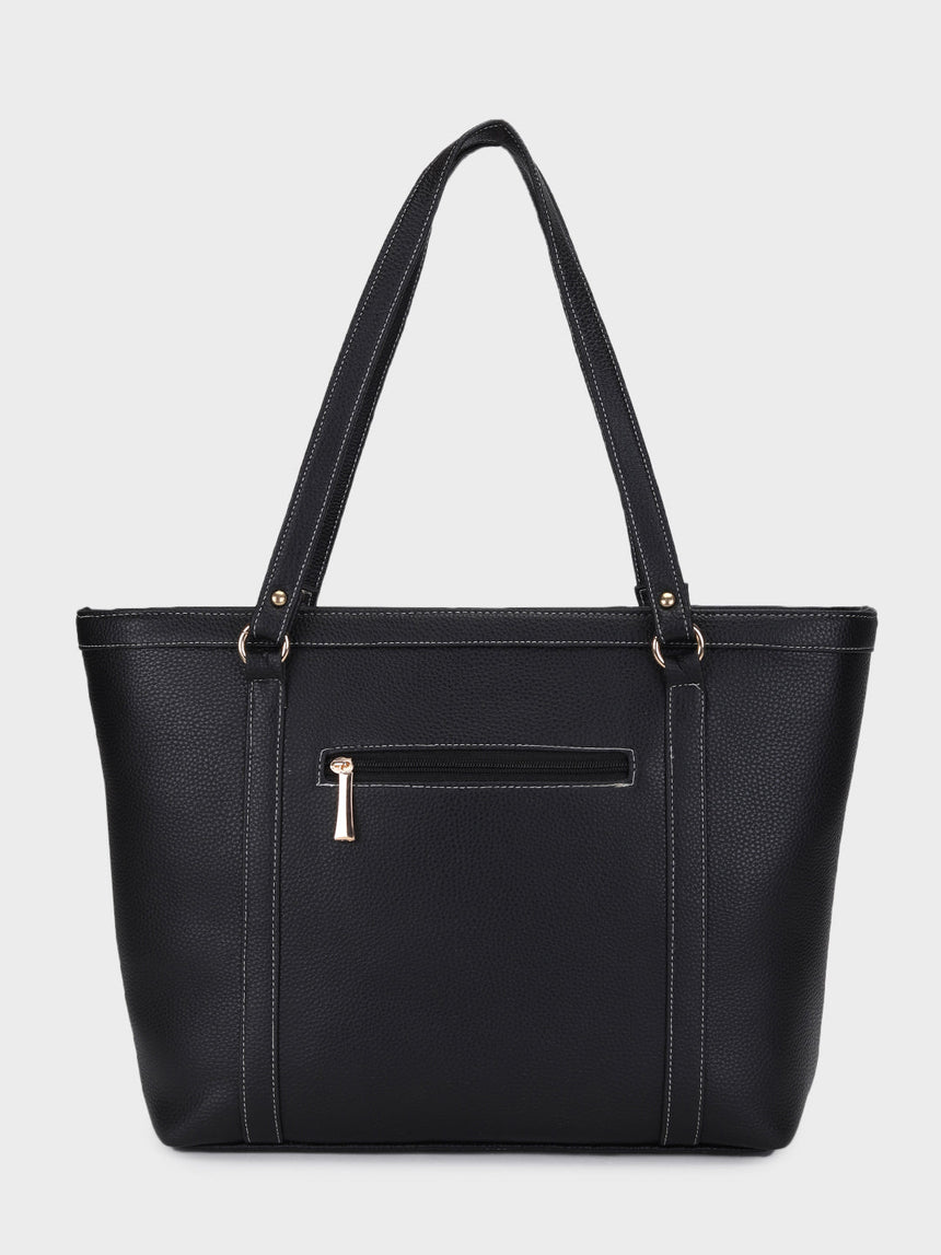 Jessica Black Classic Tote Bag