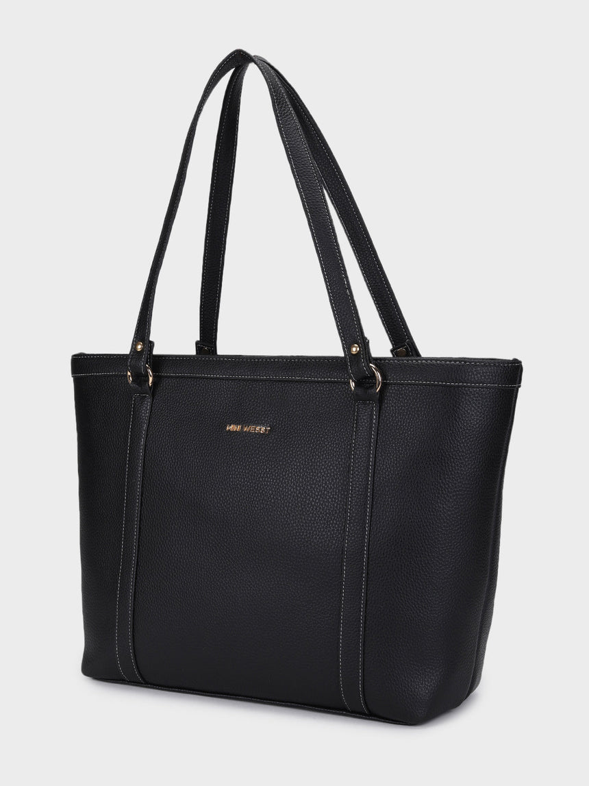 Jessica Black Classic Tote Bag