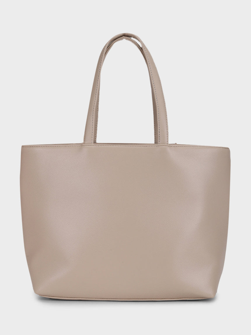 Geller Beige Classic Tote Bag