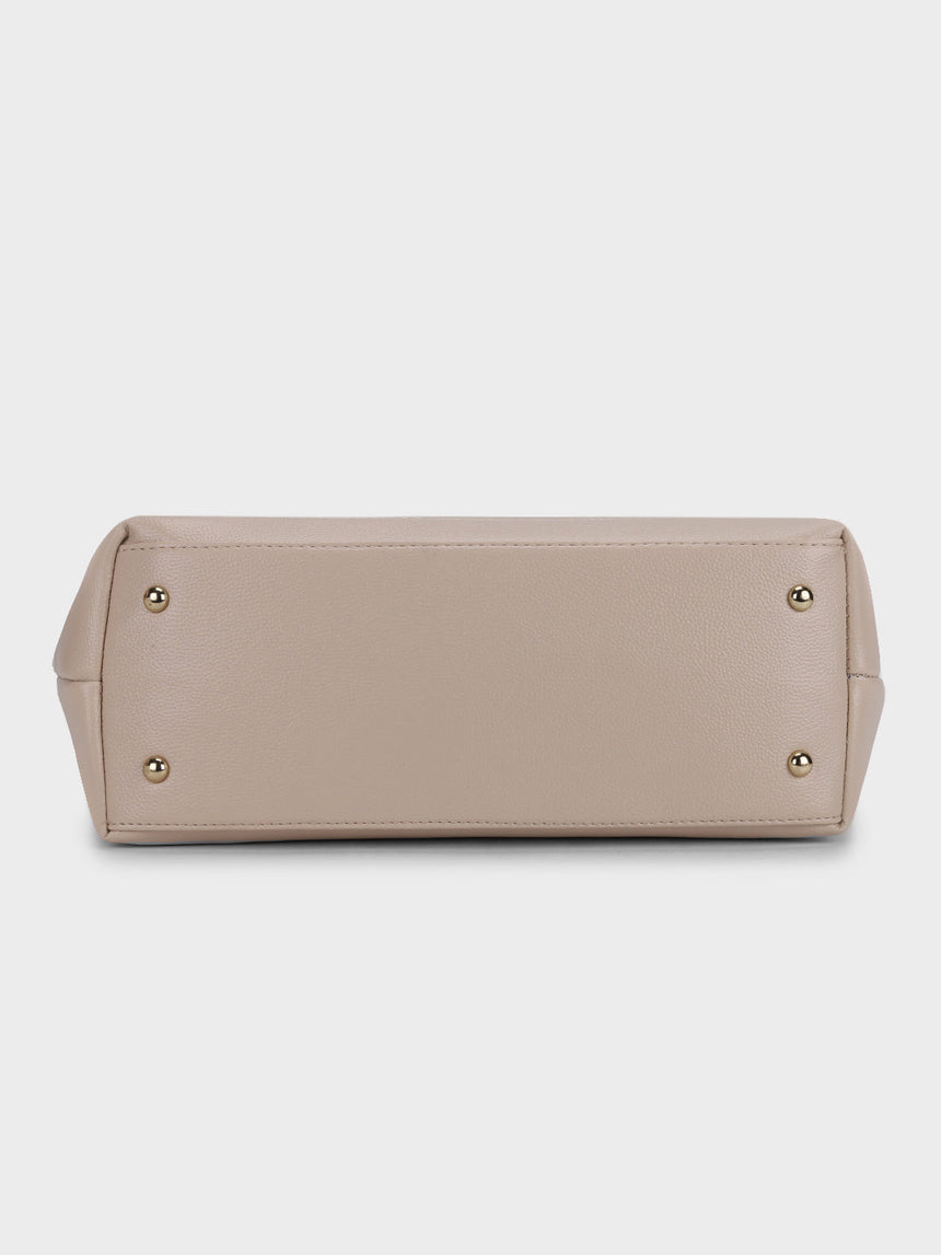 Geller Beige Classic Tote Bag