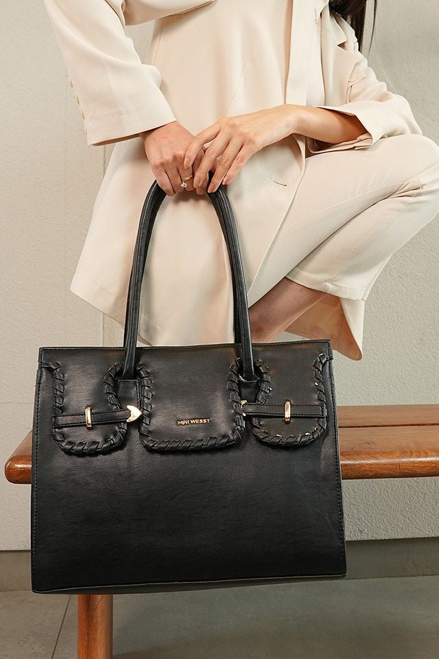 Bennet Black Classic Tote Bag