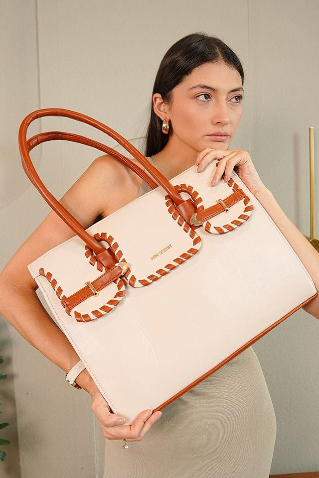 Bennet Beige Classic Tote Bag
