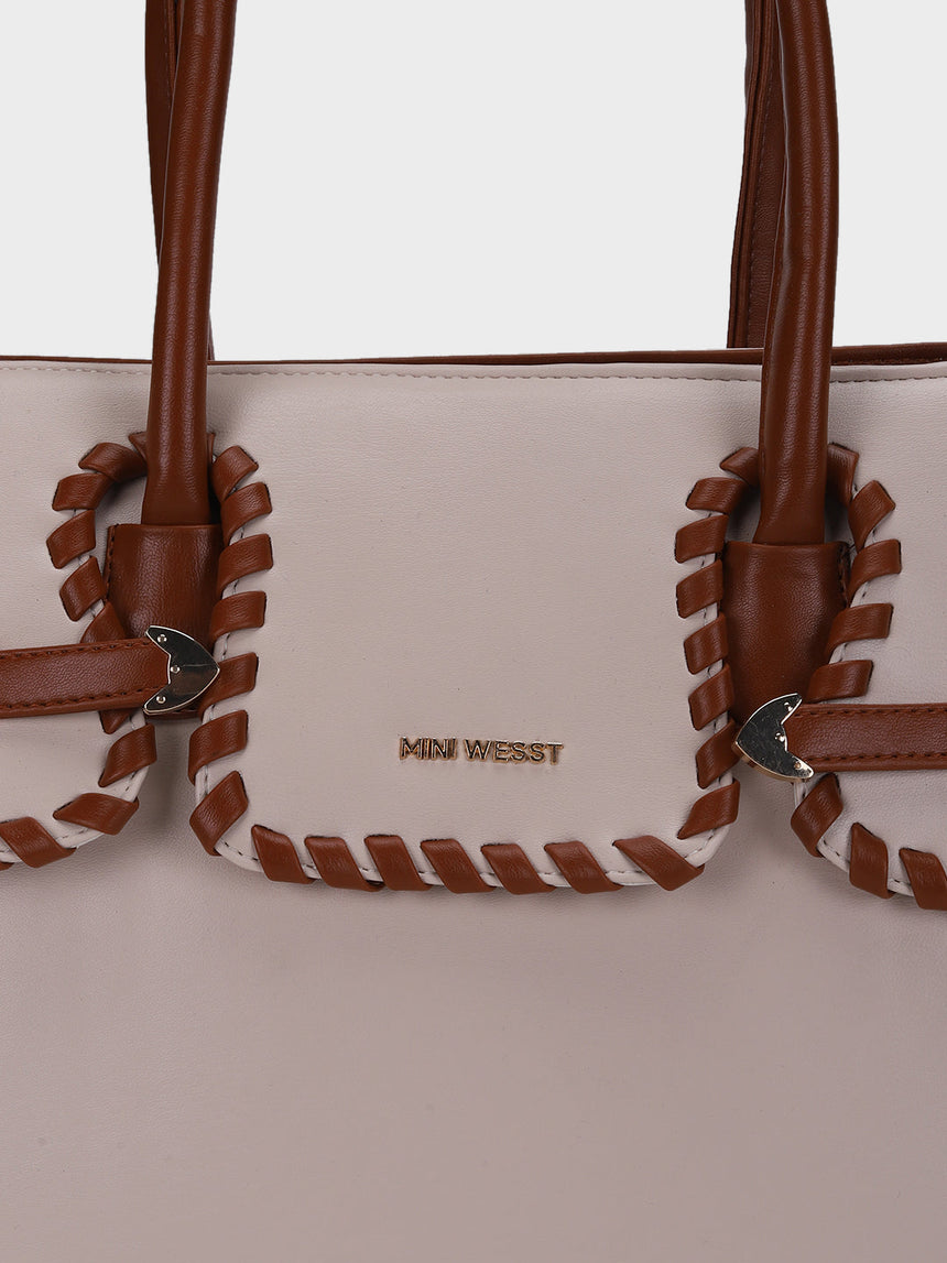 Bennet Beige Classic Tote Bag