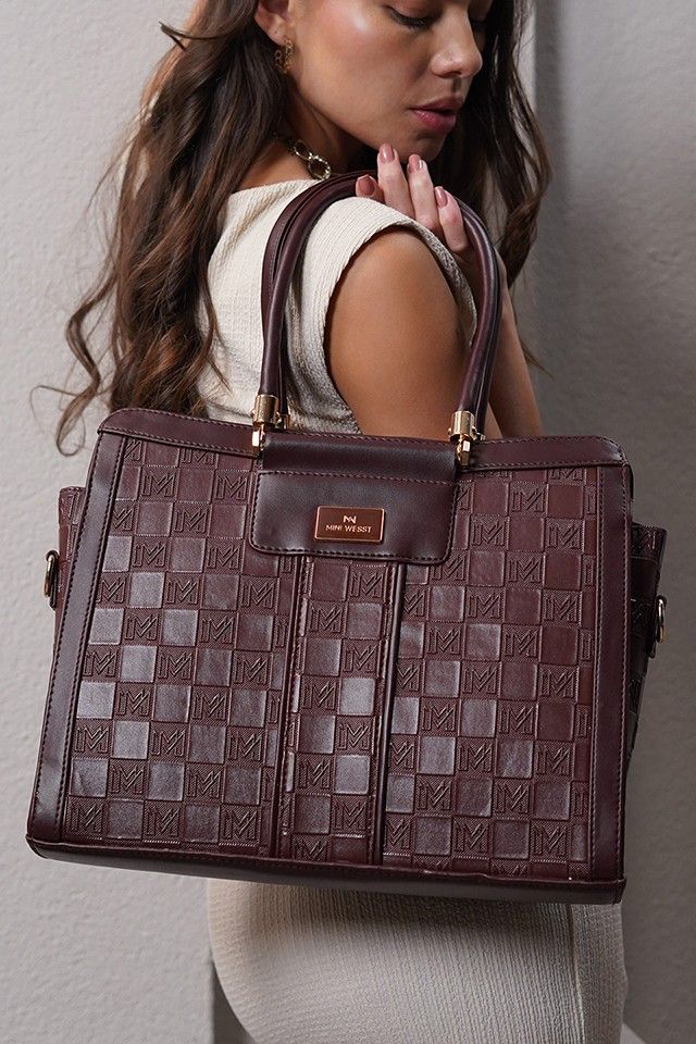 Veronica Mw Brown Tote Bag