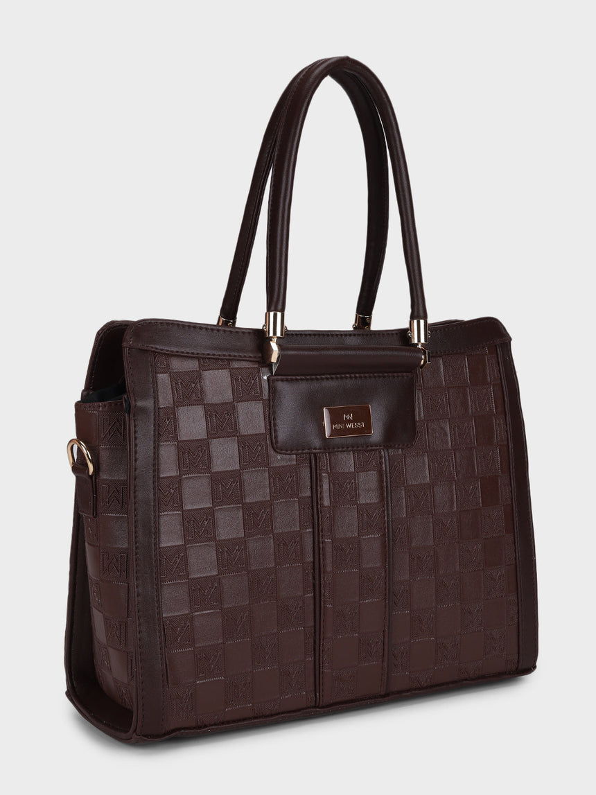 Veronica Mw Brown Tote Bag