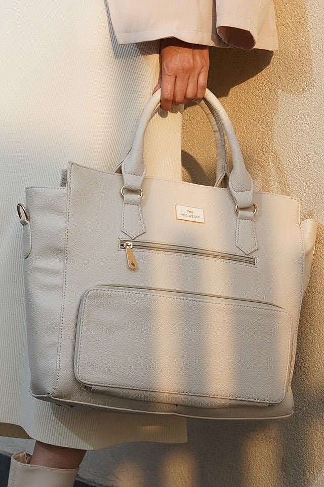 Hilary White Classic Lunch Tote Bag