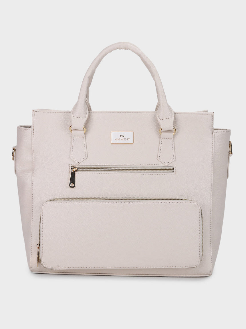 Hilary White Classic Lunch Tote Bag