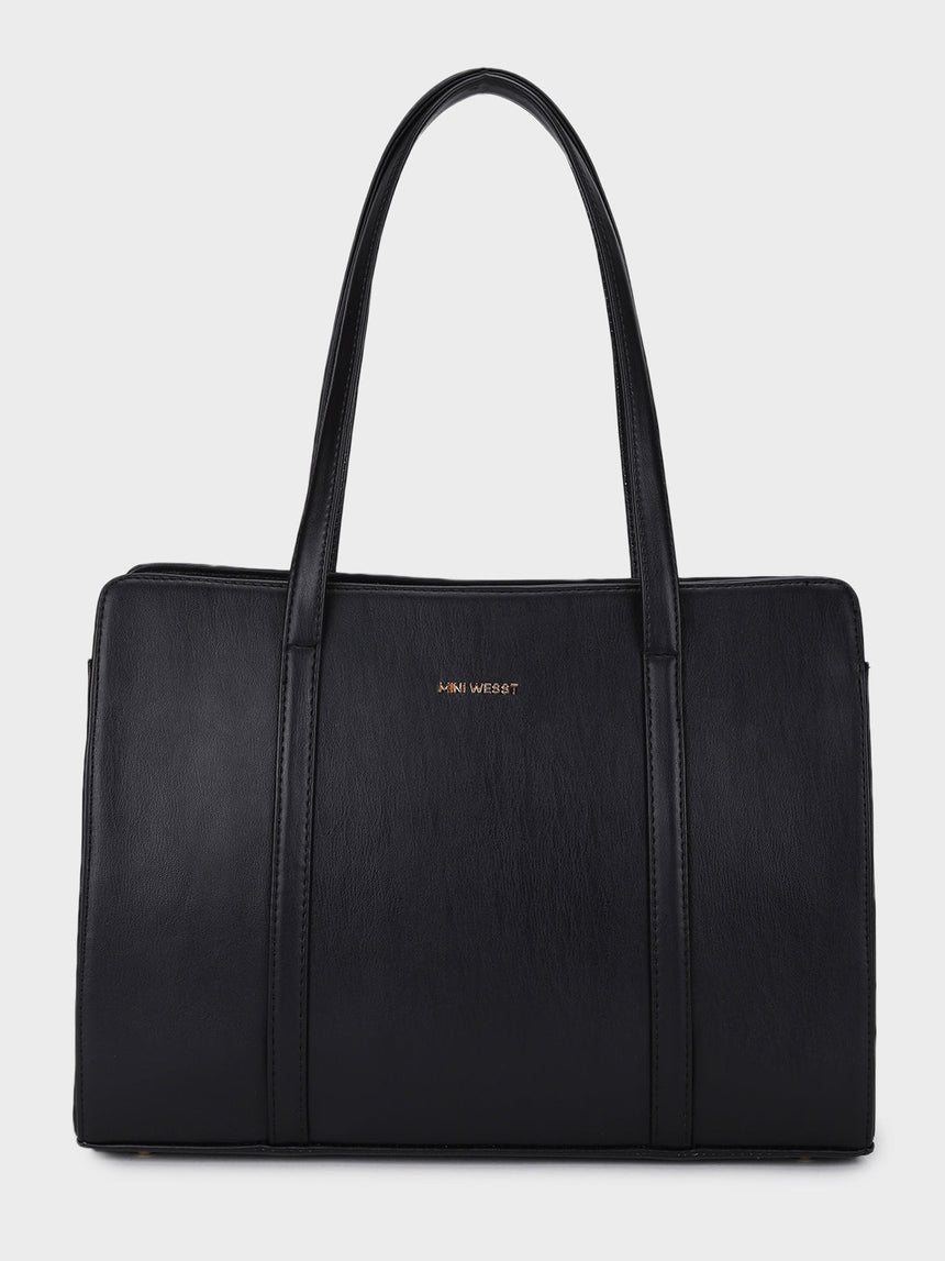 Aria Black Tote Bag