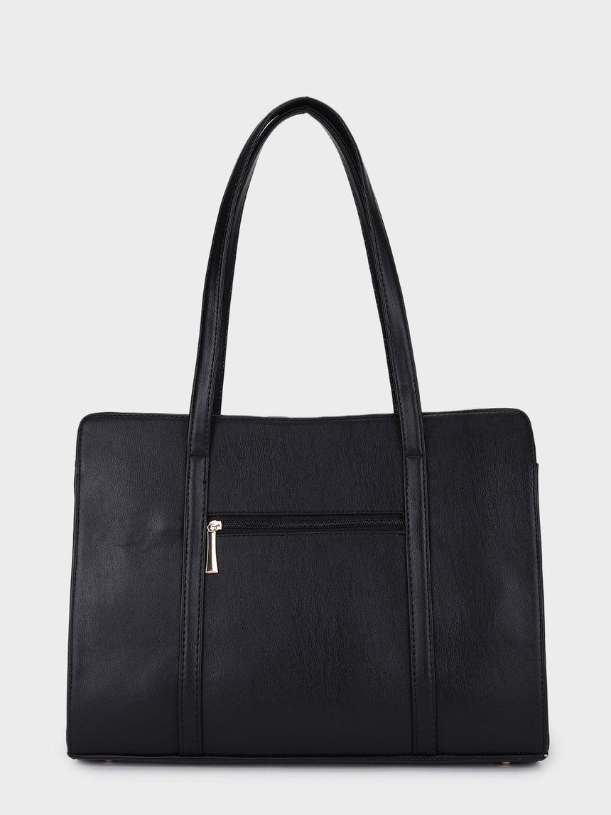 Aria Black Tote Bag