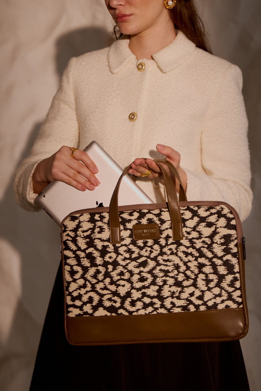 Bourbon Brown London Street Bag With Pouch