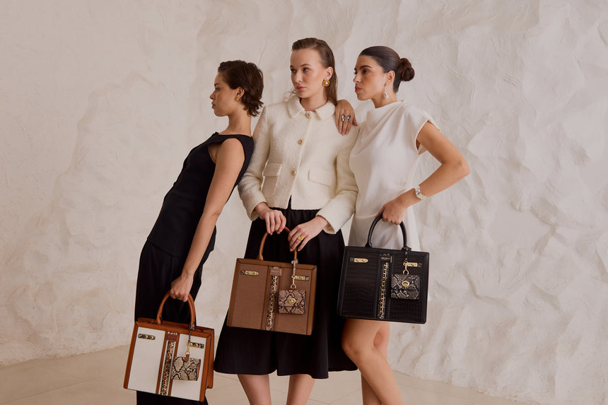 Broadway Luxe White London Tote