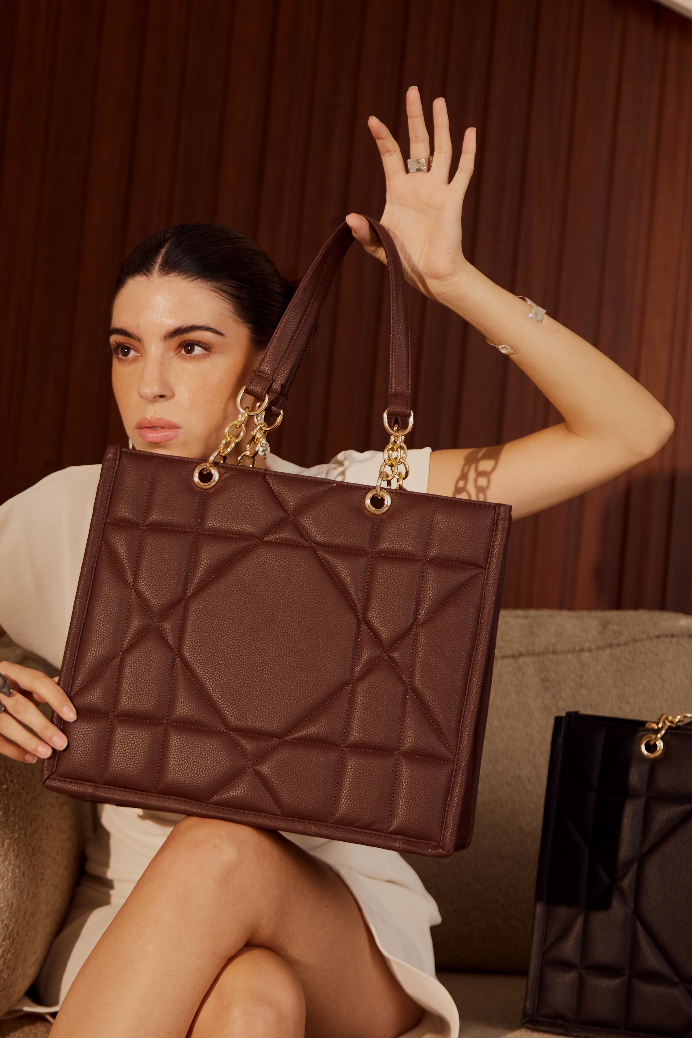 Jade Warrior Brown Tote Bag
