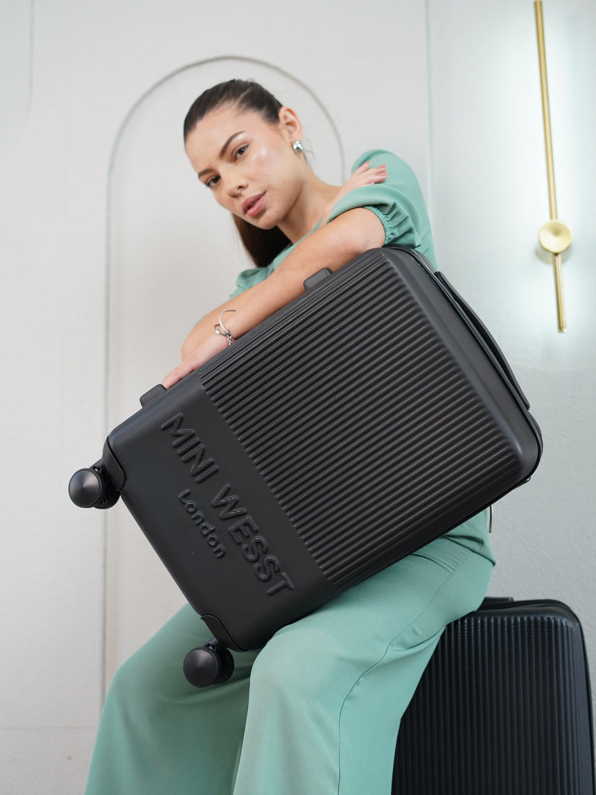 Mw London Check-In Black Medium Luggage