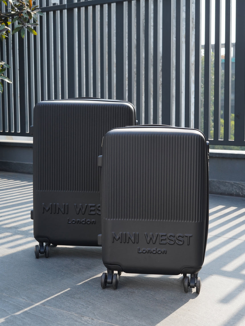 Mw London Black Set Of 2 Luggage