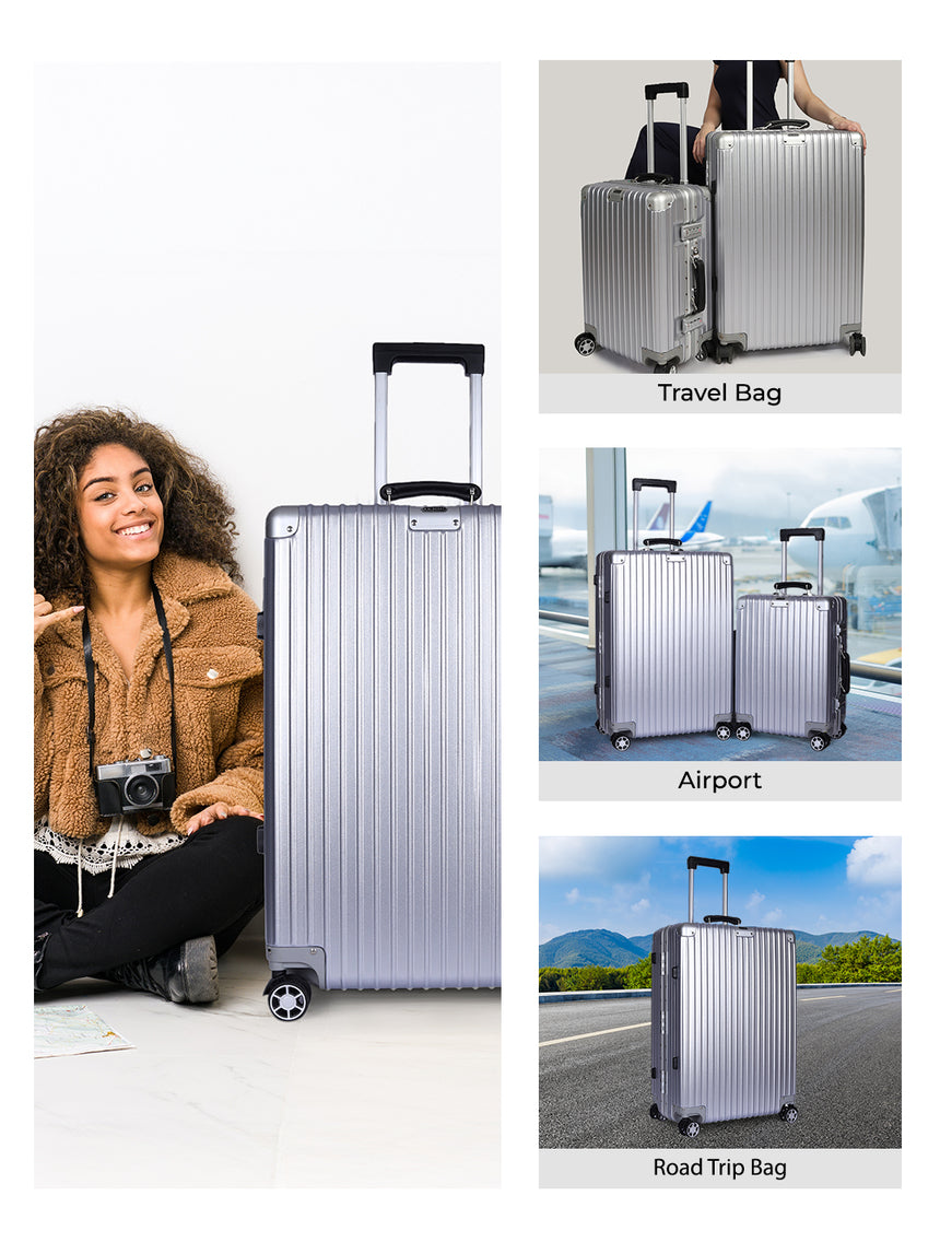 Soho Alluminium Check-In Silver Medium