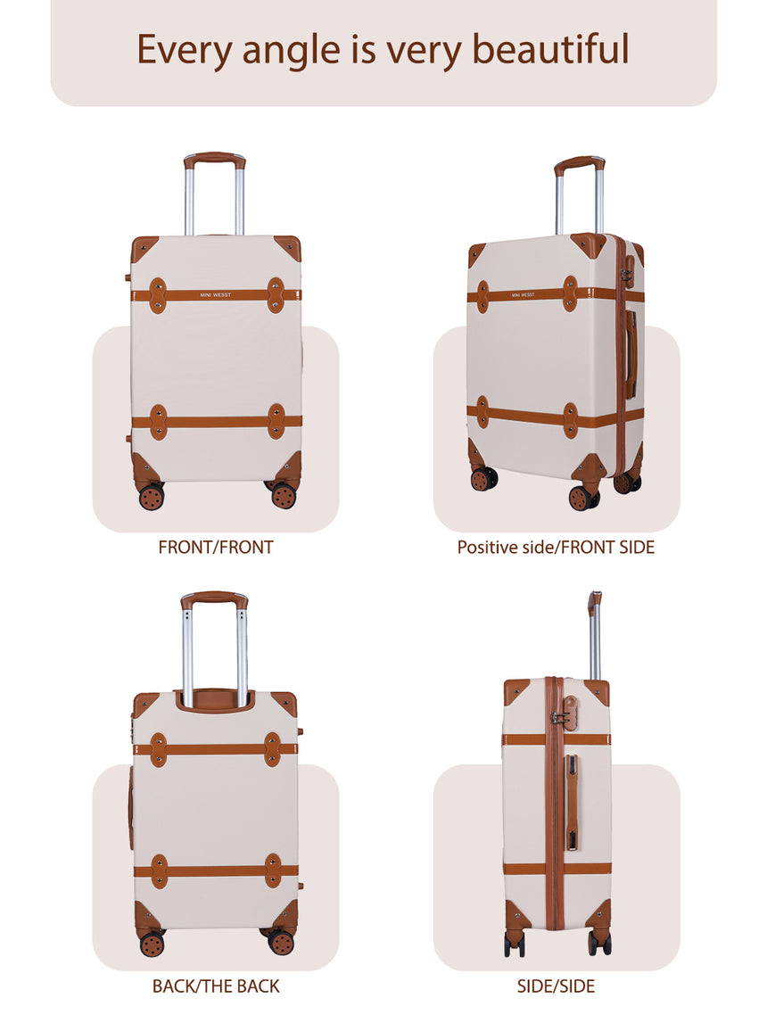 Emily In Paris Check In Beige Medium