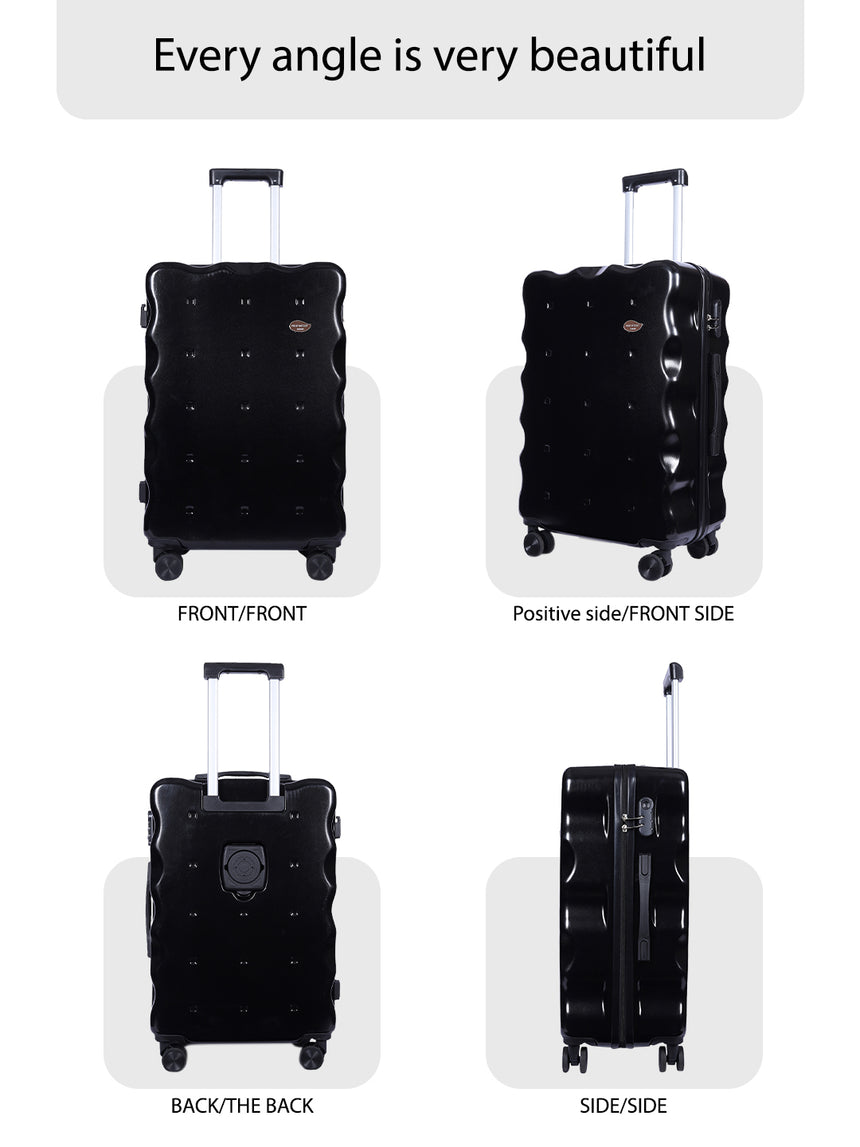 On The Go Check-In Black Medium