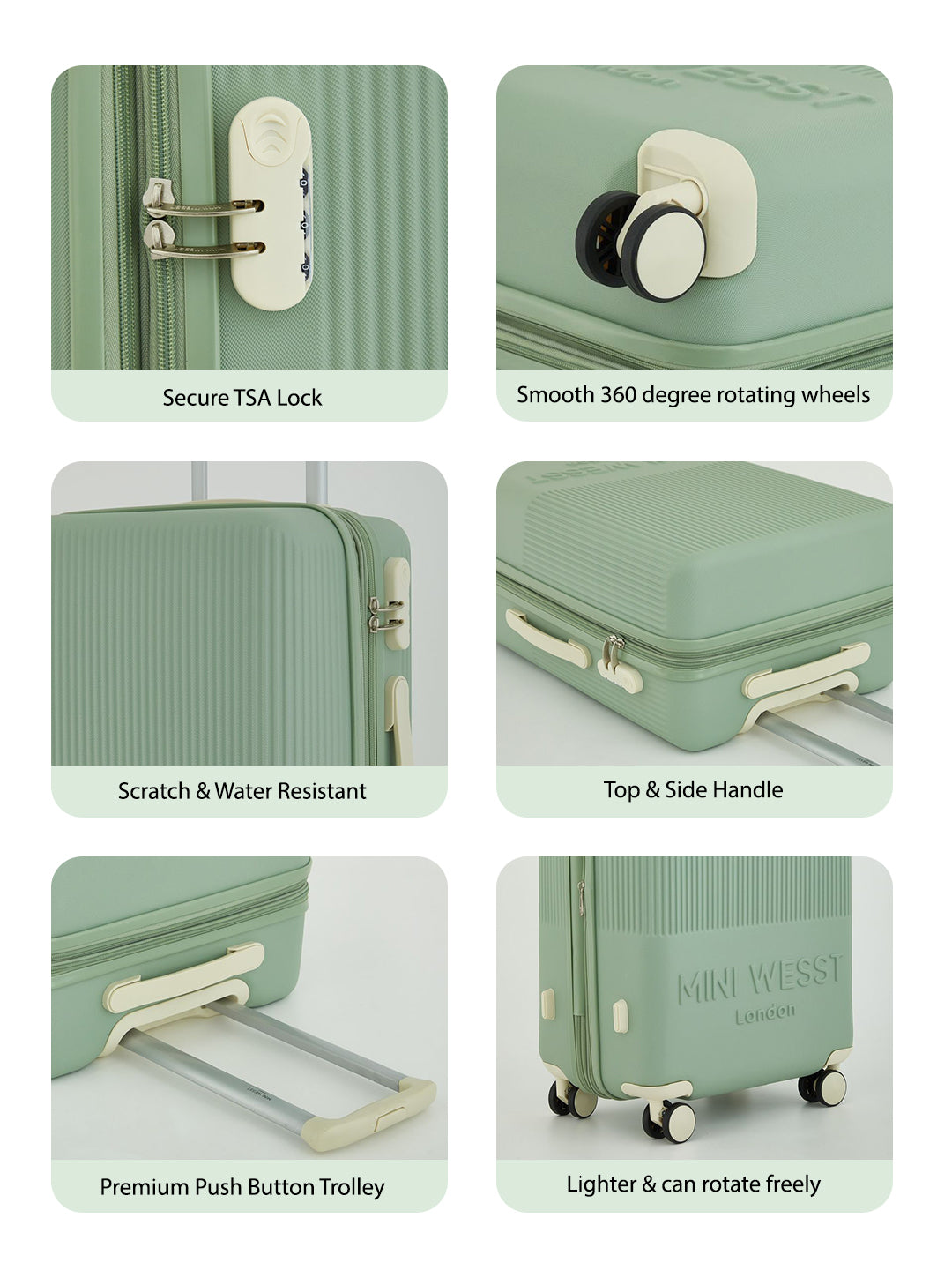 MW LONDON SET OF 2 LUGGAGE
