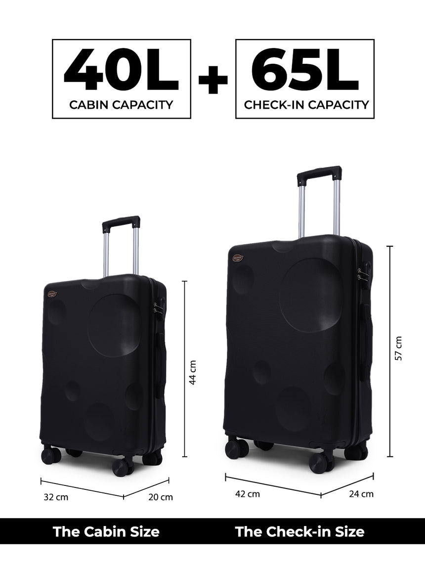 The Moon Check In Black Medium