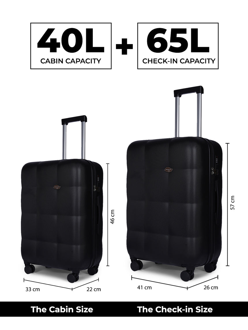 Marvel Cabin Black Small Luggage
