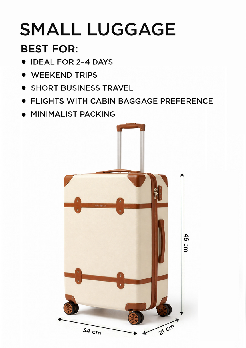 Emily In Paris Cabin Beige Small Luggage
