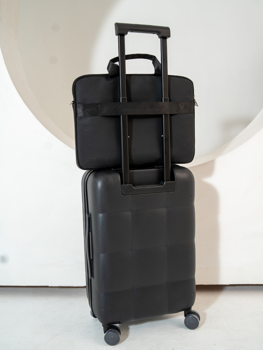 Cairo Luxe Black London Laptopbag