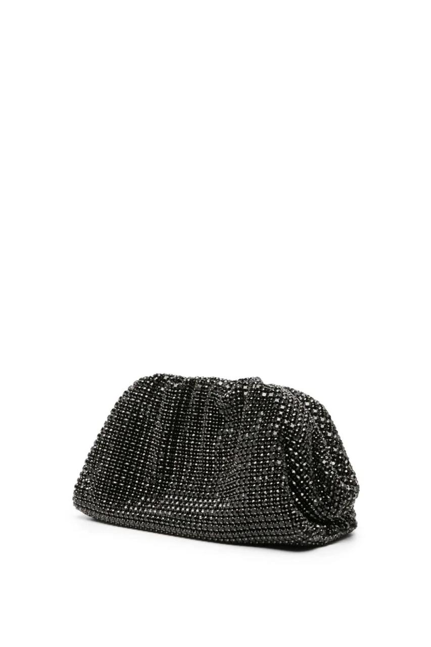 Edith Black Rhinestone Clutch