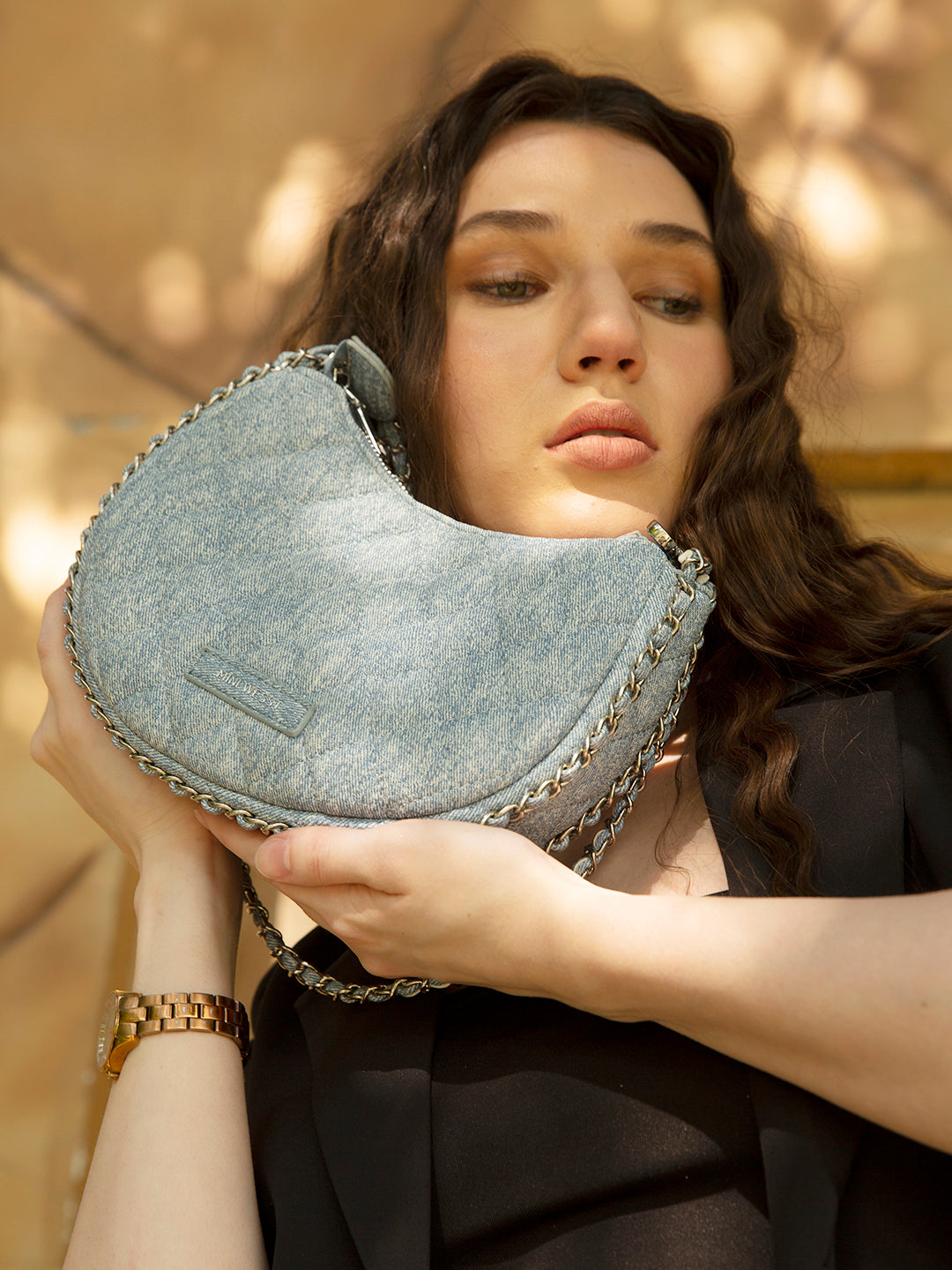 Sofia Blue Shoulder Bag