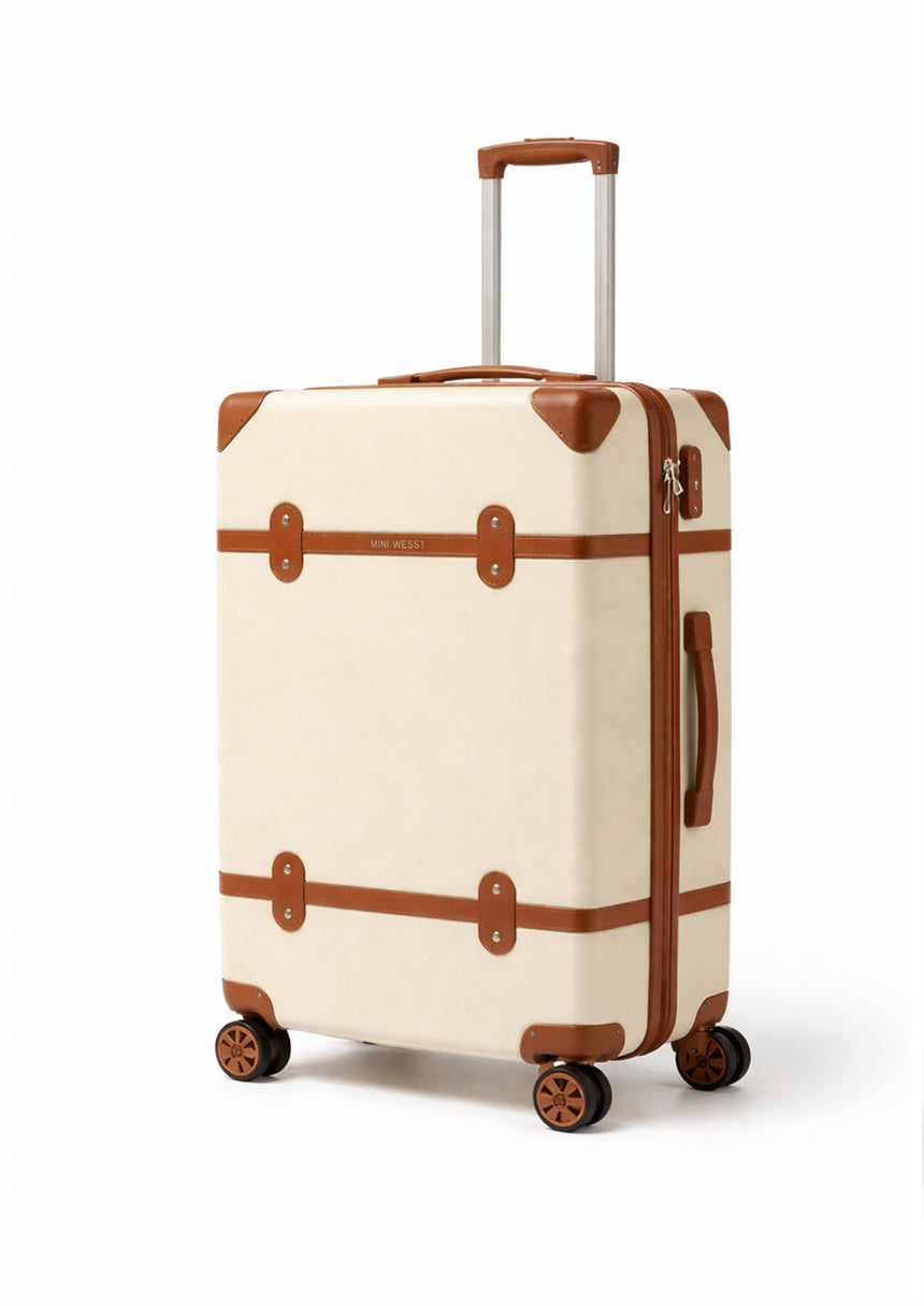 Emily In Paris Check In Beige Medium Luggage