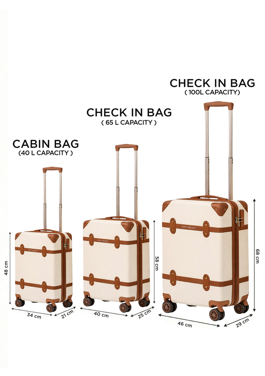 Emily In Paris Cabin Beige Small Luggage