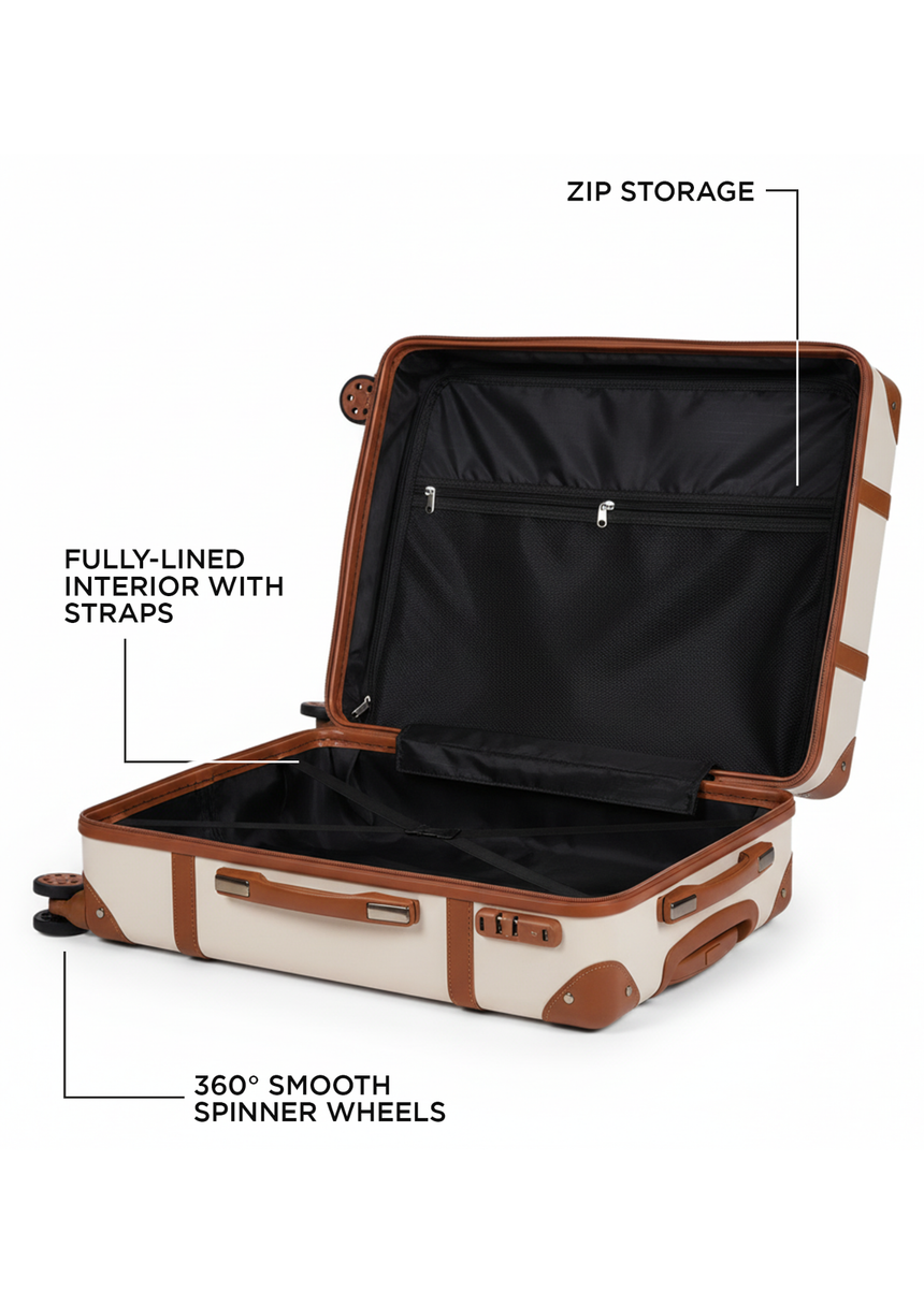 Emily In Paris Cabin Beige Small Luggage