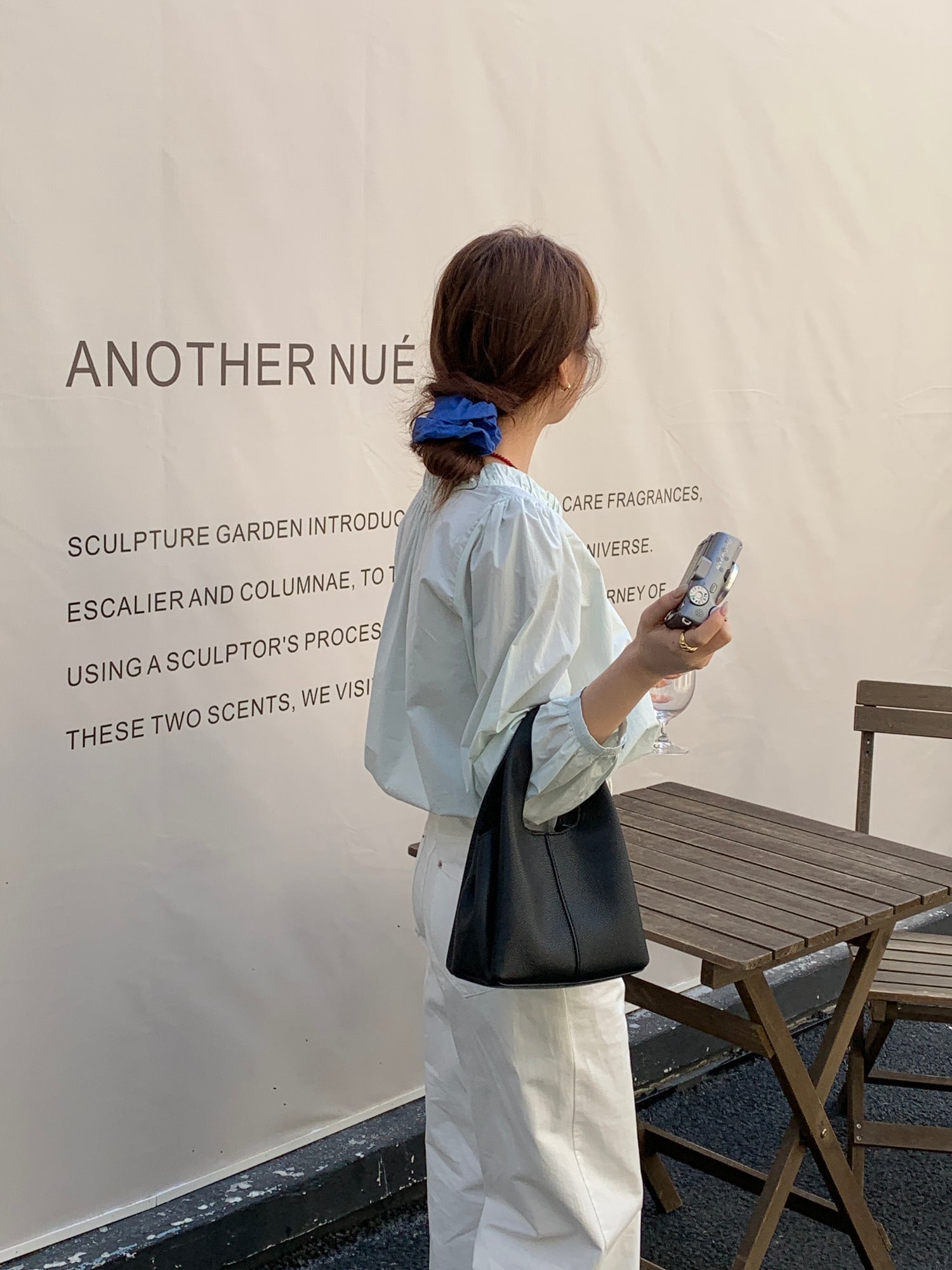 Black Hilary Bucket Sling Bag