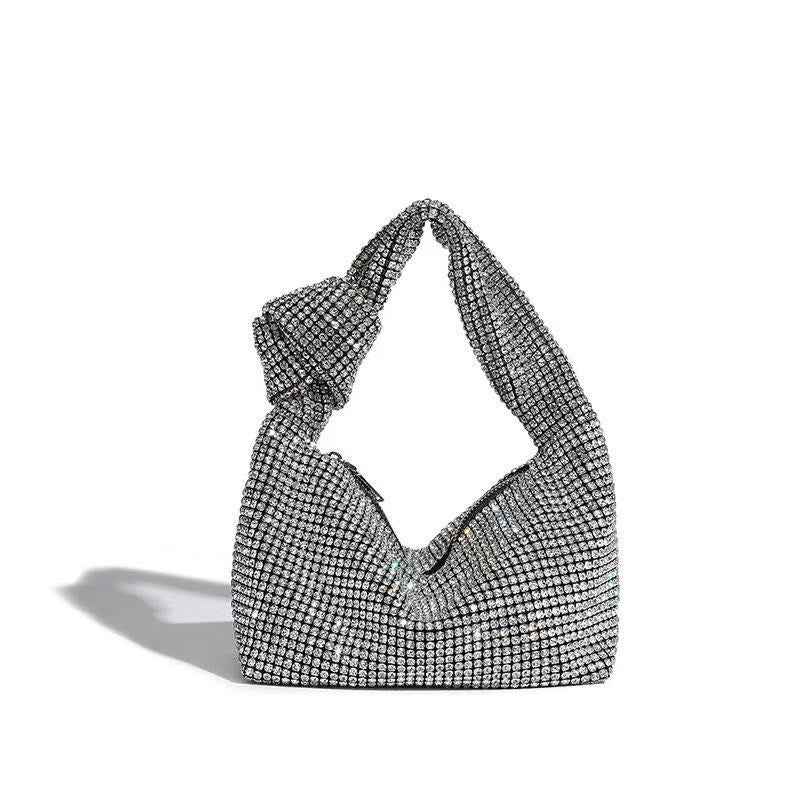 Amelia Silver Clutch