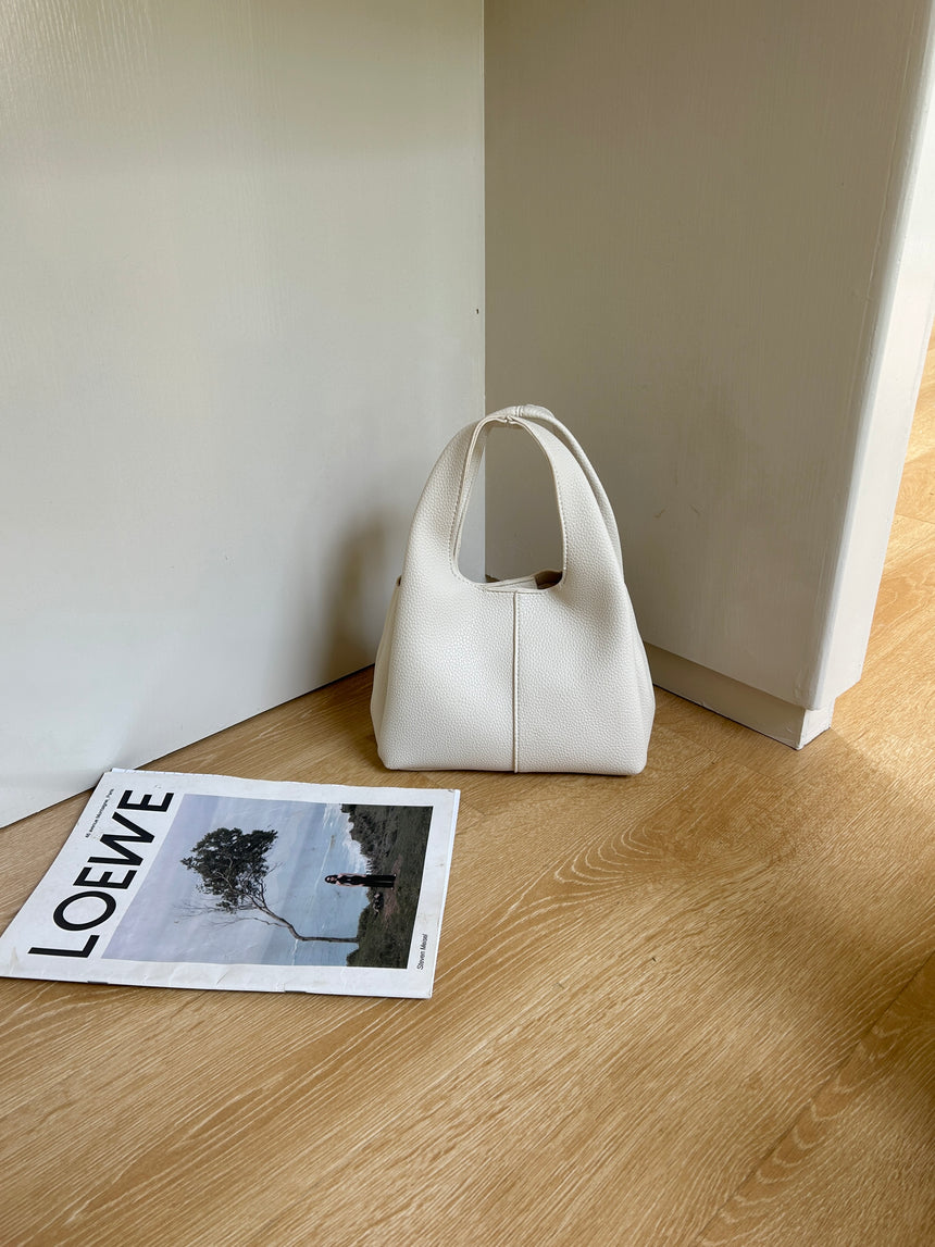 White Hilary Bucket Sling Bag