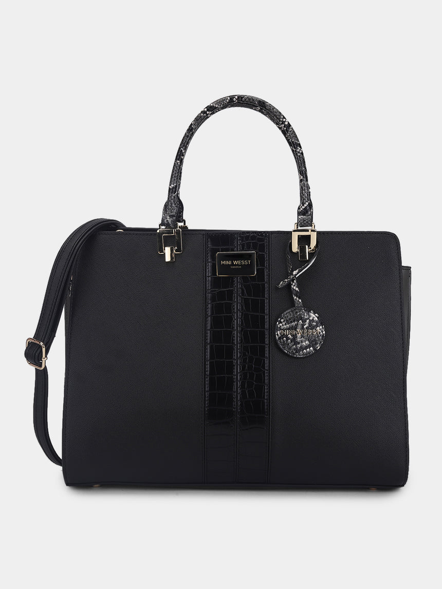 Moscow Luxe Black London Tote