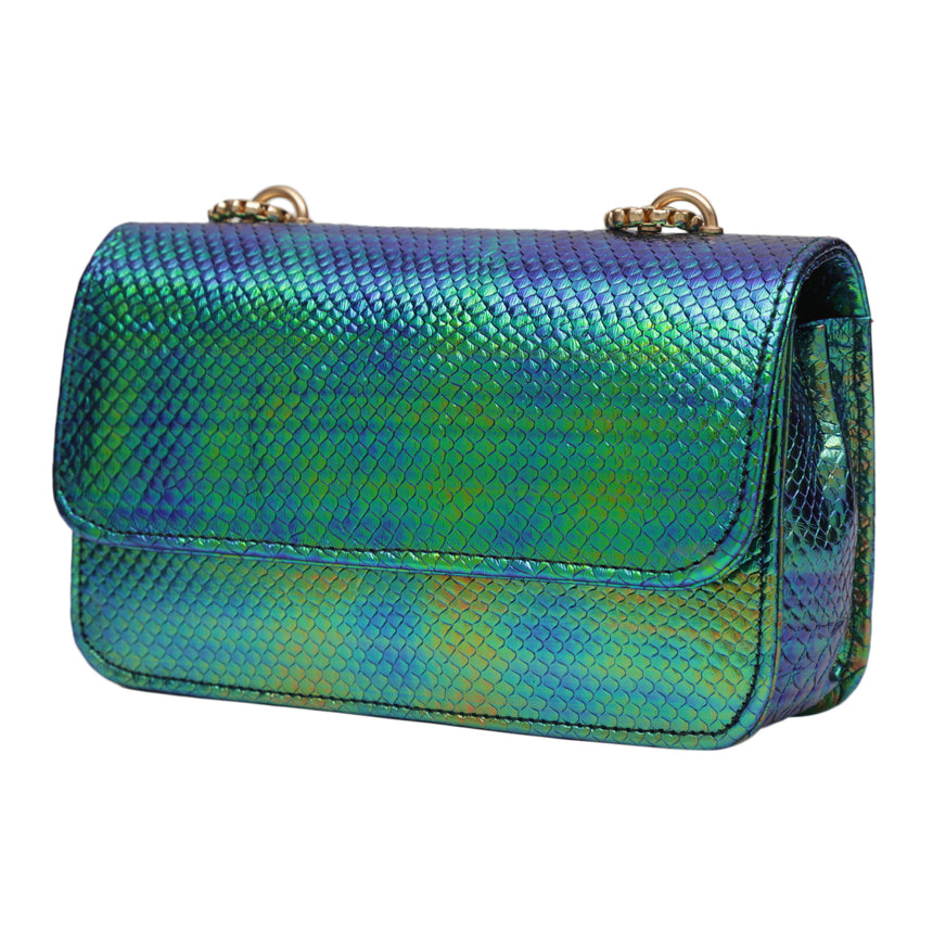 Shimmer Green Sling Bag