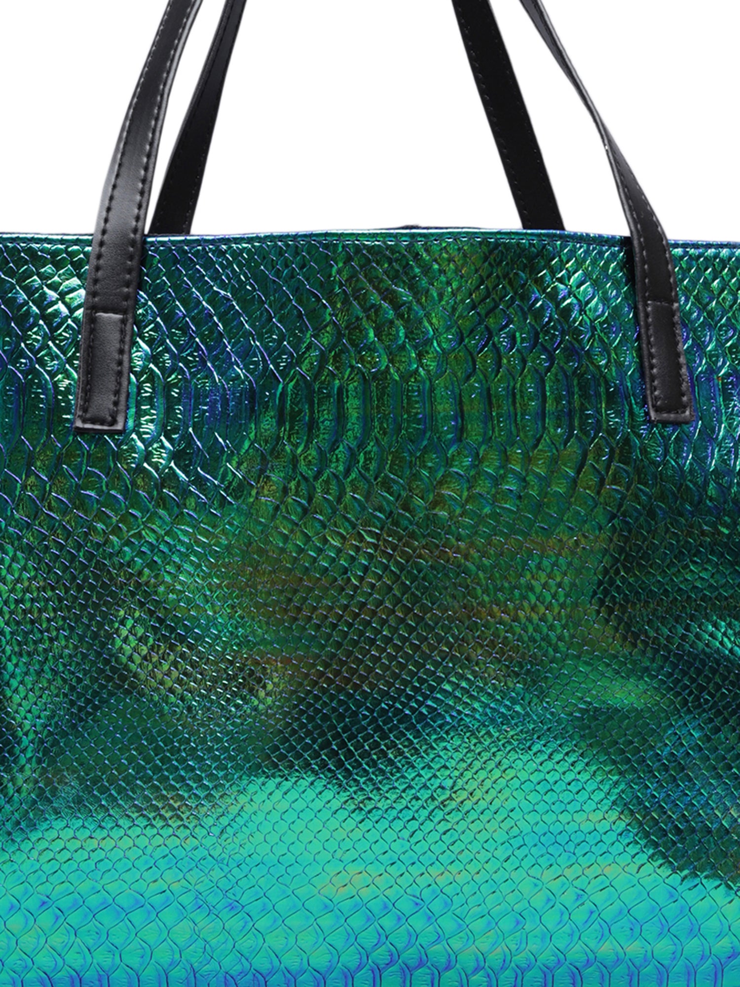 Peacock Holographic Tote Bag