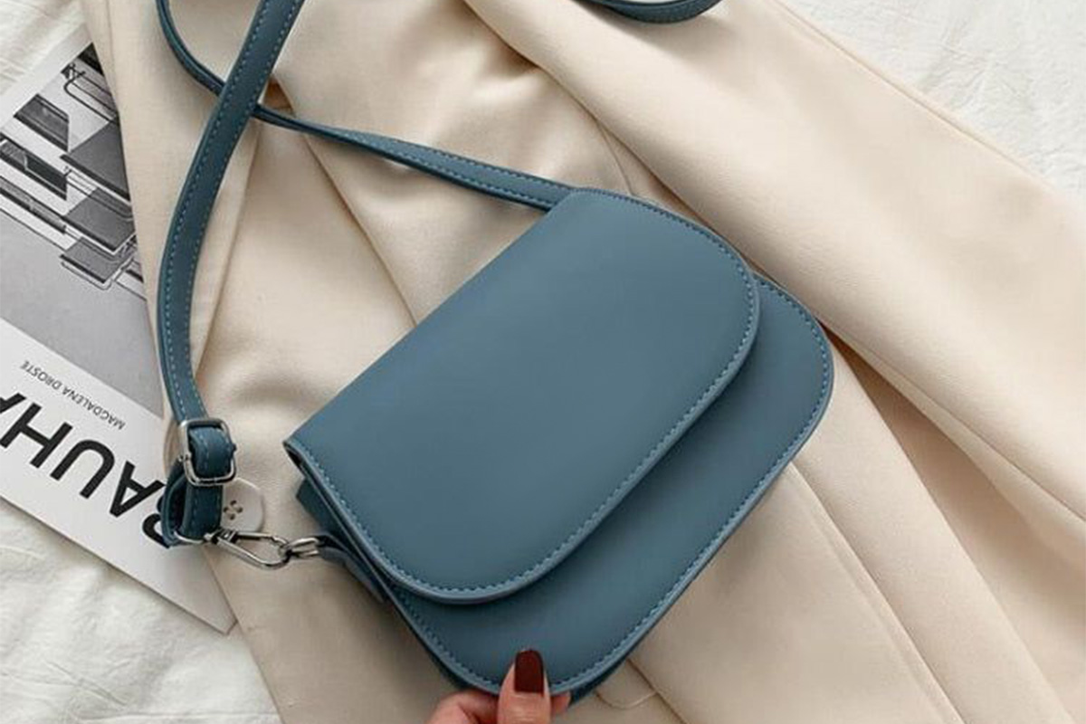 MINI WESST Blue Solid Sling Bag(MWHB220BB) – Miniwesst