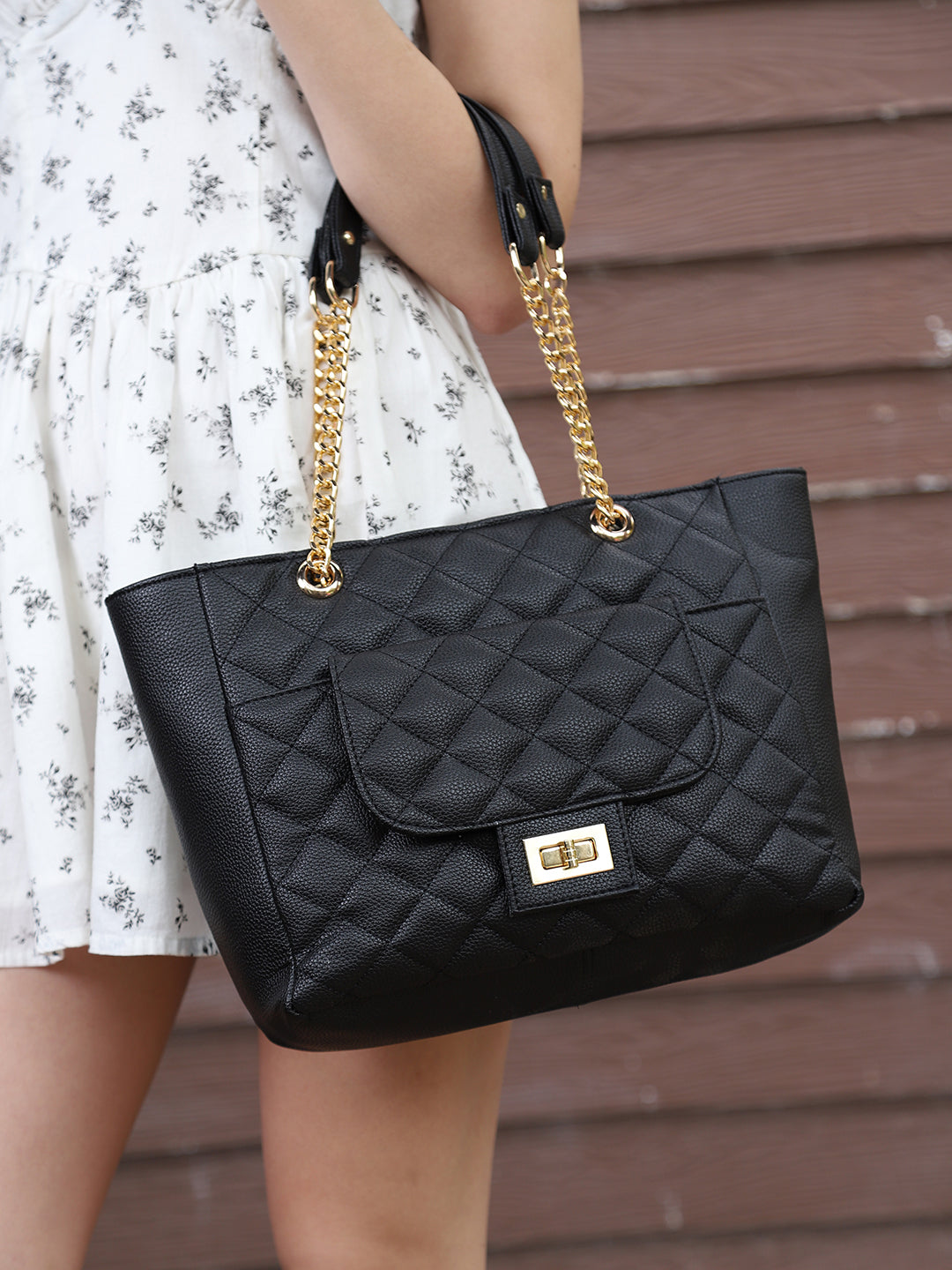 Hanhoi Classic Black Tote Bag