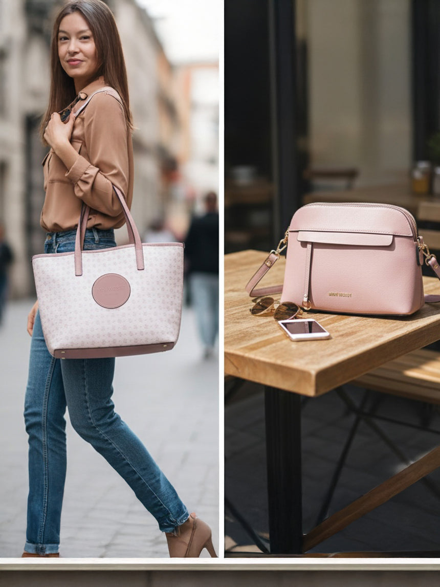 East West Pink London Tote