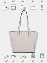 Buckingham White London Tote