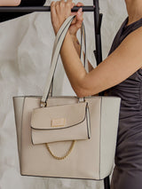 Buckingham White London Tote