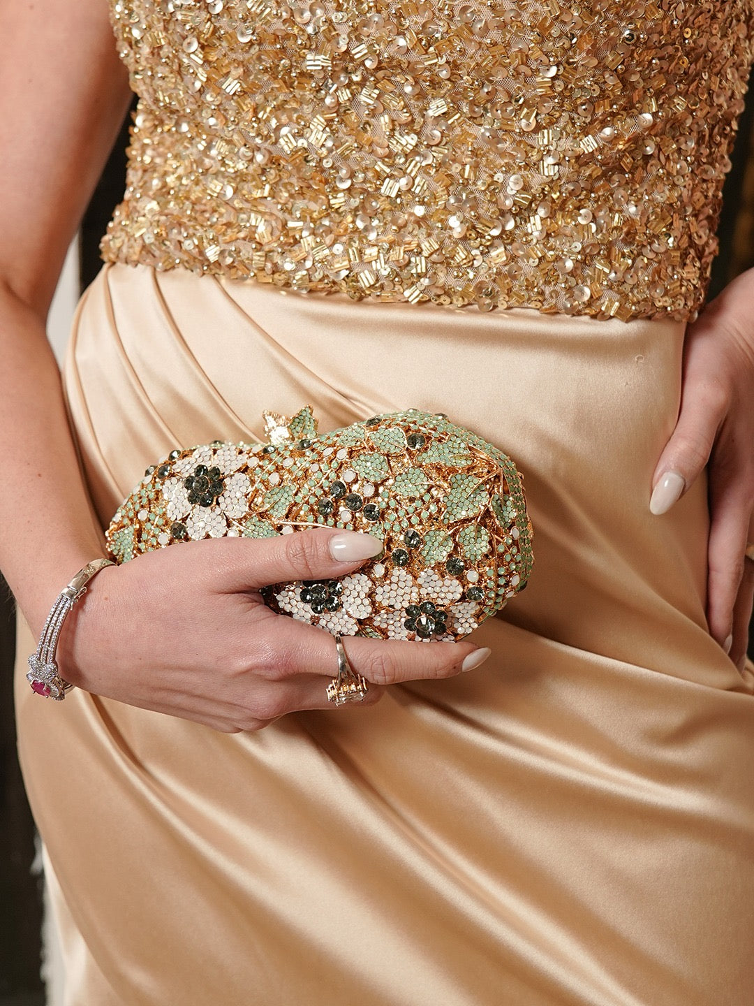 Mystical Garden Multicoloured Clutch