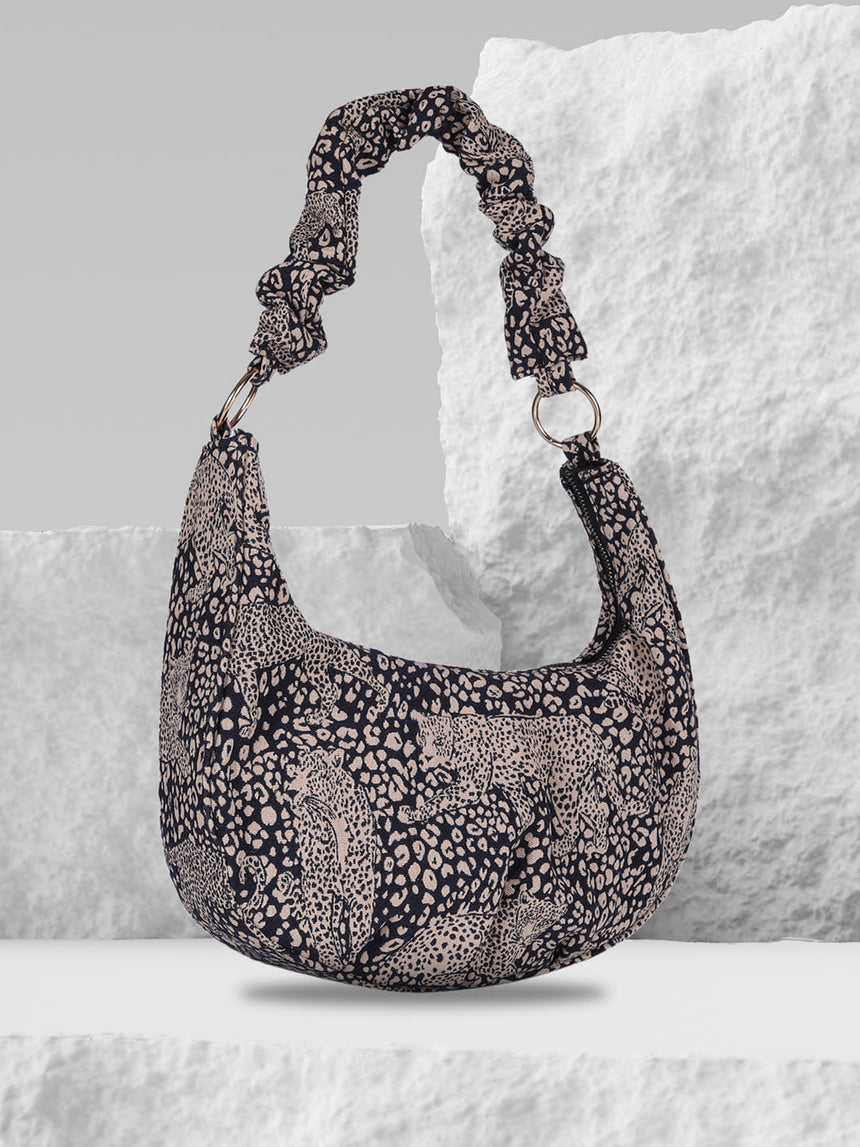 Multi Graphic Hobo Bag