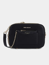 Uptown Luxe Black London Crossbody