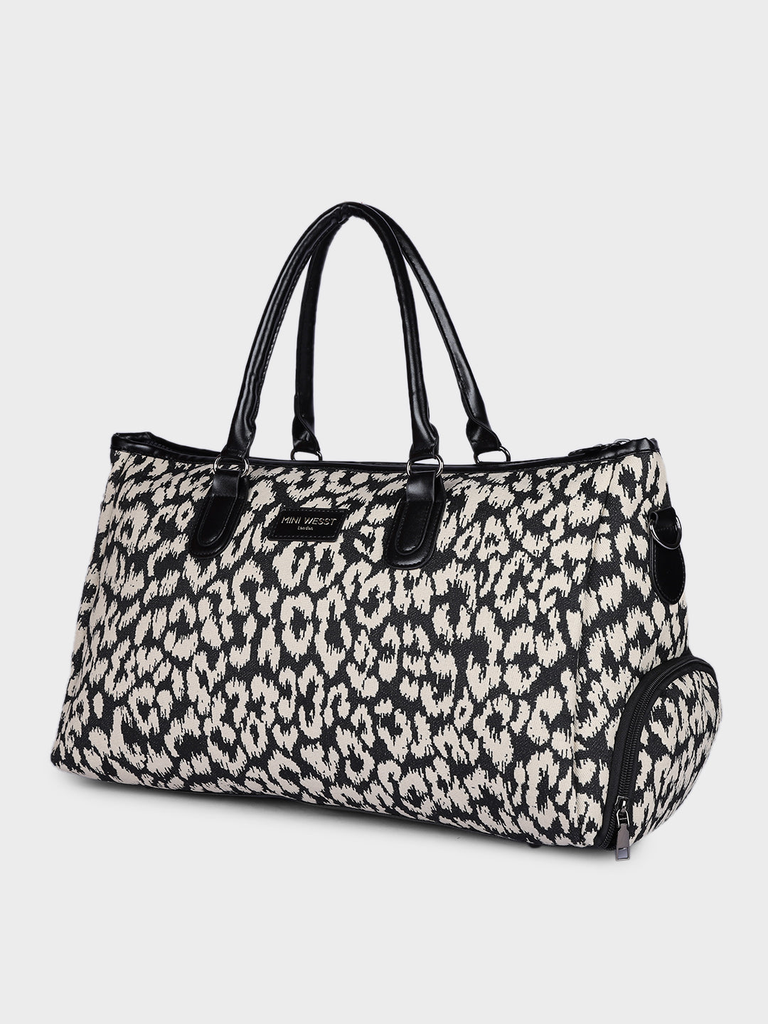 Wall Street Black and White London Duffle Bag