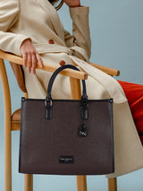 Times Square Luxury Brown London Tote